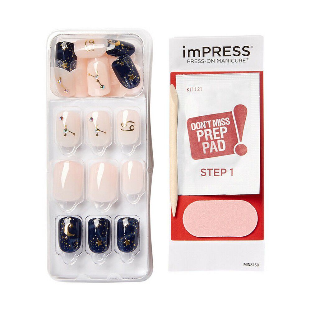 New-Impress-Colección-Zodiaco-Cáncer-Press-On-Manicure-30Unidades-imagen-2