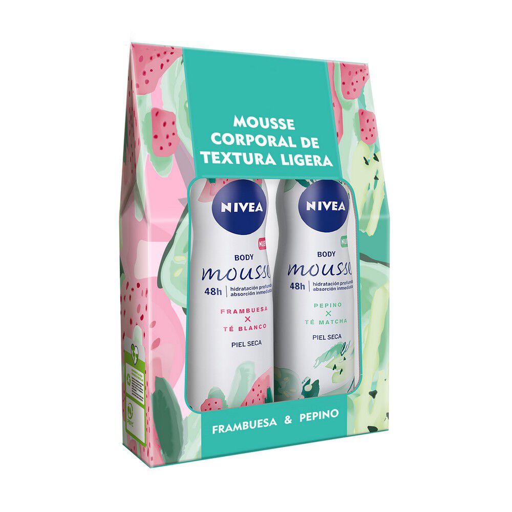 Mousse-Corporal-Frambuesa-y-Té-Blanco-200-mL-+-Mousse-Corporal-Pepino-y-Té-Matcha-200-mL-imagen-2