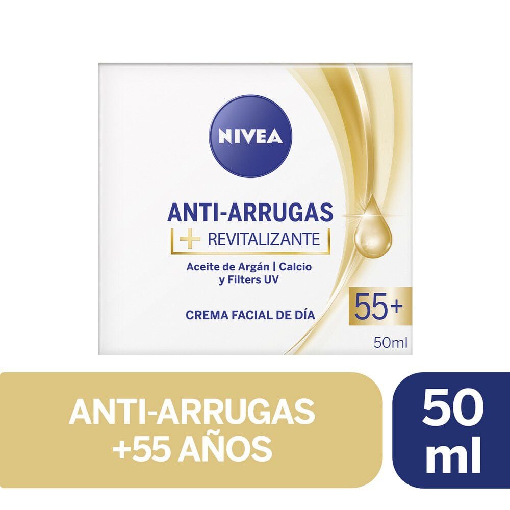 Crema Facial Antiarrugas + Revitalizante 50  mL