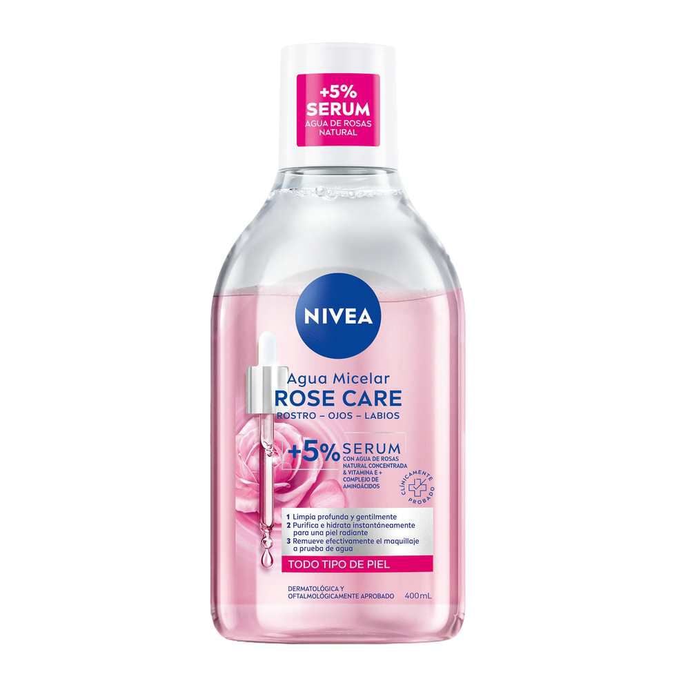 Rose Care Agua Micelar Bifásica Rostro Ojos Labios 400 mL