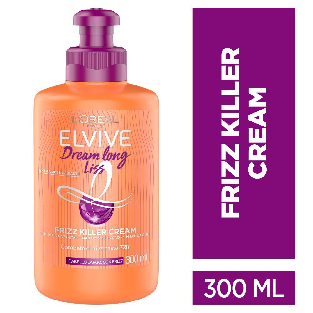Crema Para Peinar Dream Long Liss Cabello Largo Con Frizz 300 ml