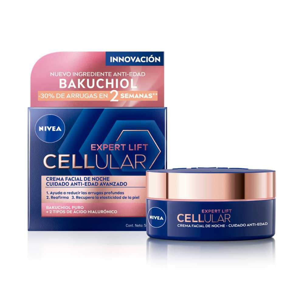 Crema Facial Hyaluron Cellular Filler Elasticidad & Anti-Gravedad Noche 50 mL