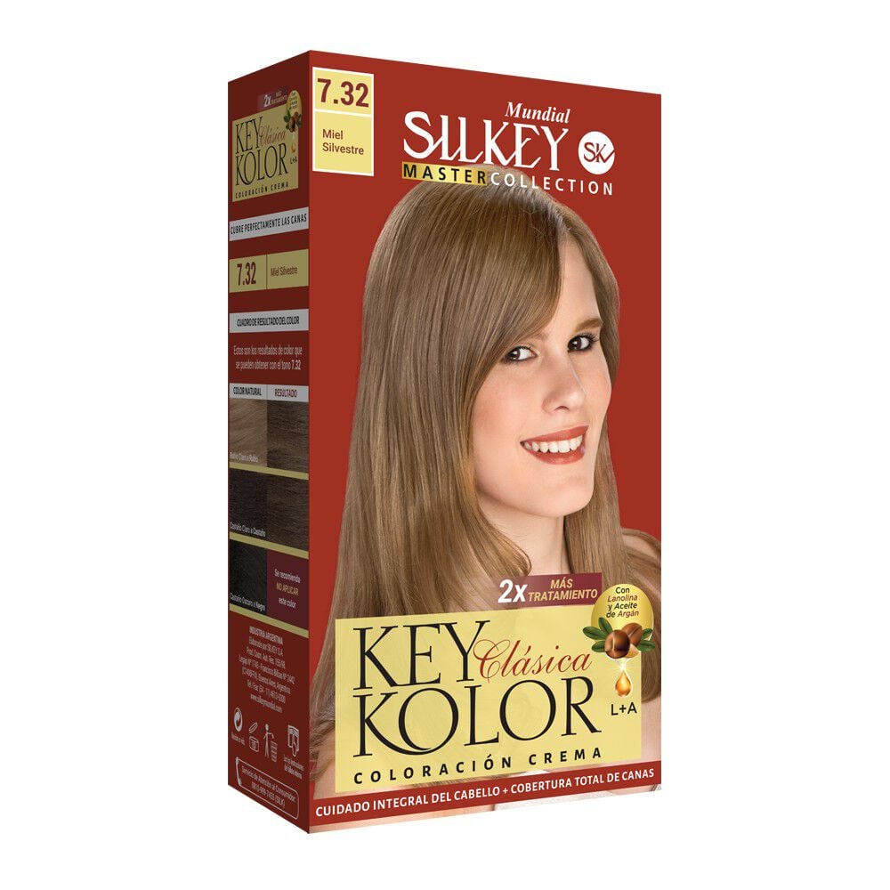 Key Kolor Kit Tintura Argan Miel Silvestre 7.32