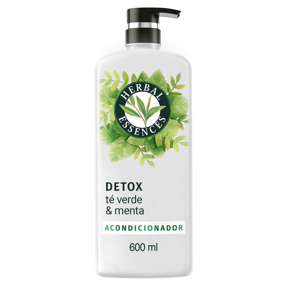 Acondicionador Herbal Essences Detox Té verde & menta 600 ml