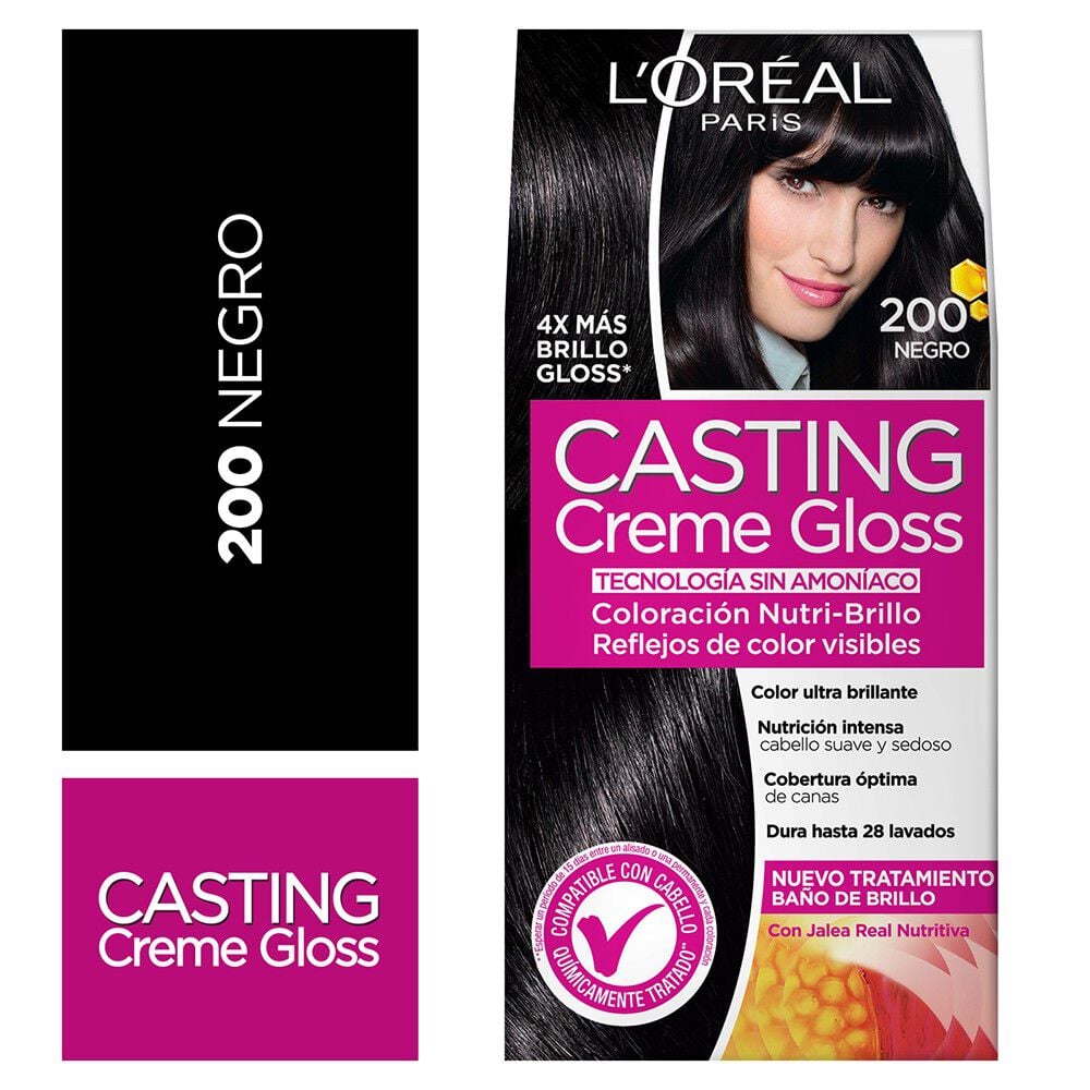 Coloración Creme Gloss 200 Negro