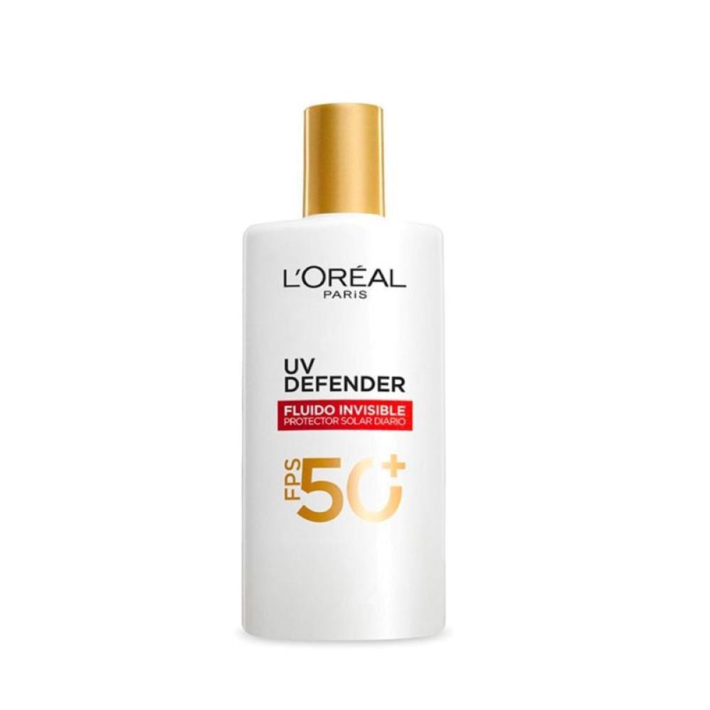 Uv Defender Fluido Invisible Fps50 Cuidado Diario 40 mL