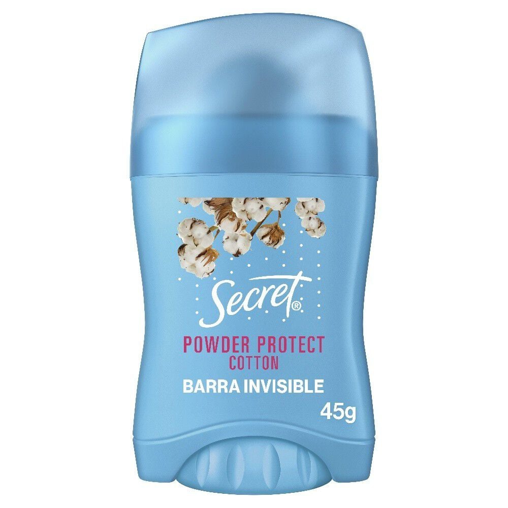 Barra Invisible Antitranspirante Powder Protect Cotton 45 g