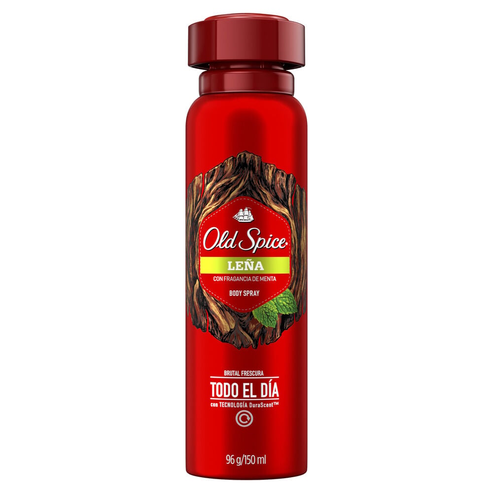 Leña Con Fragancia De Menta Desodorante 150 ml