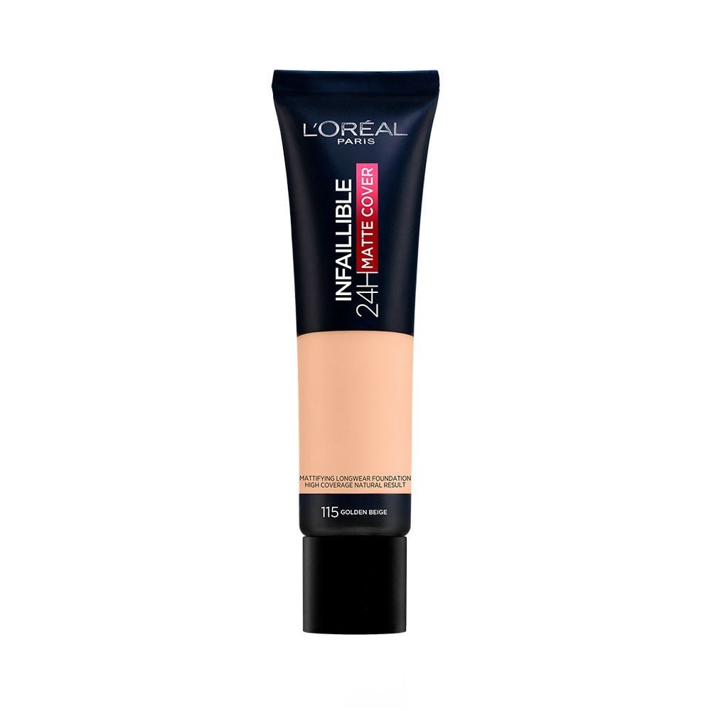 Infaillible Base de Maquillaje 24H Matte Cover 115 Golden Beige 30 mL