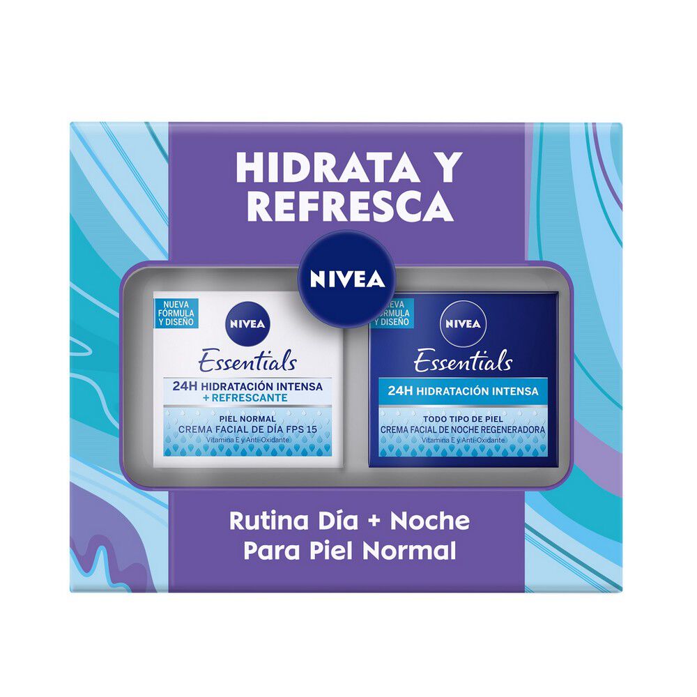 Essentials-Hidratación-Piel-Normal-Crema-Facial-Día-50-mL-+-Crema-Regeneradora-Noche-50-mL-imagen-2
