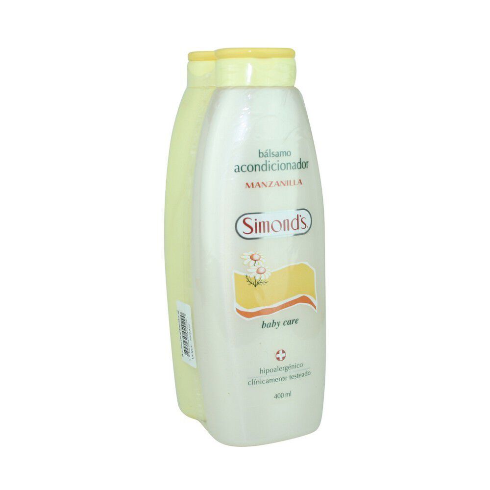 Baby-Shampoo-Manzanilla-400-mL-+-Bálsamo-Acondicionador-Para-Niños-Manzanilla-400-mL-imagen-2