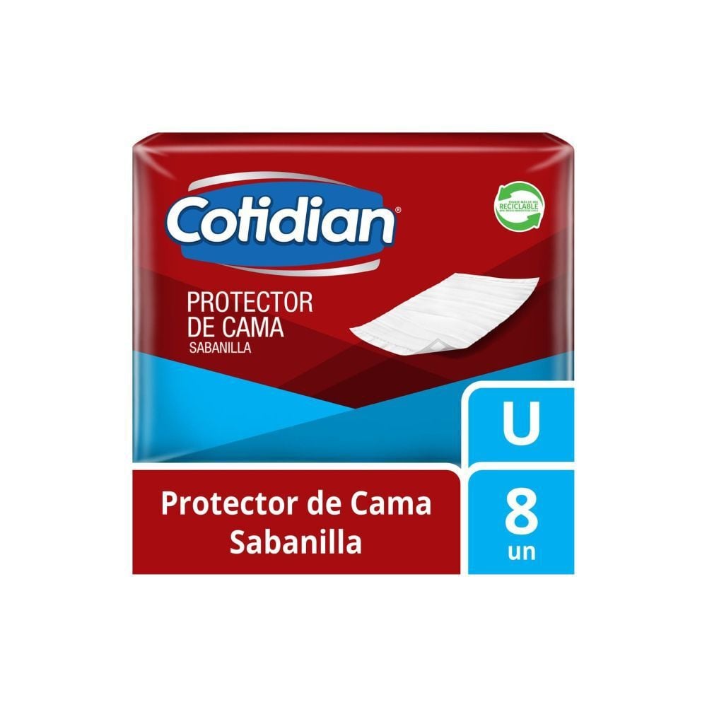 Sabanilla Predoblada Pañal Adultos Talla Única de 8 Unidades