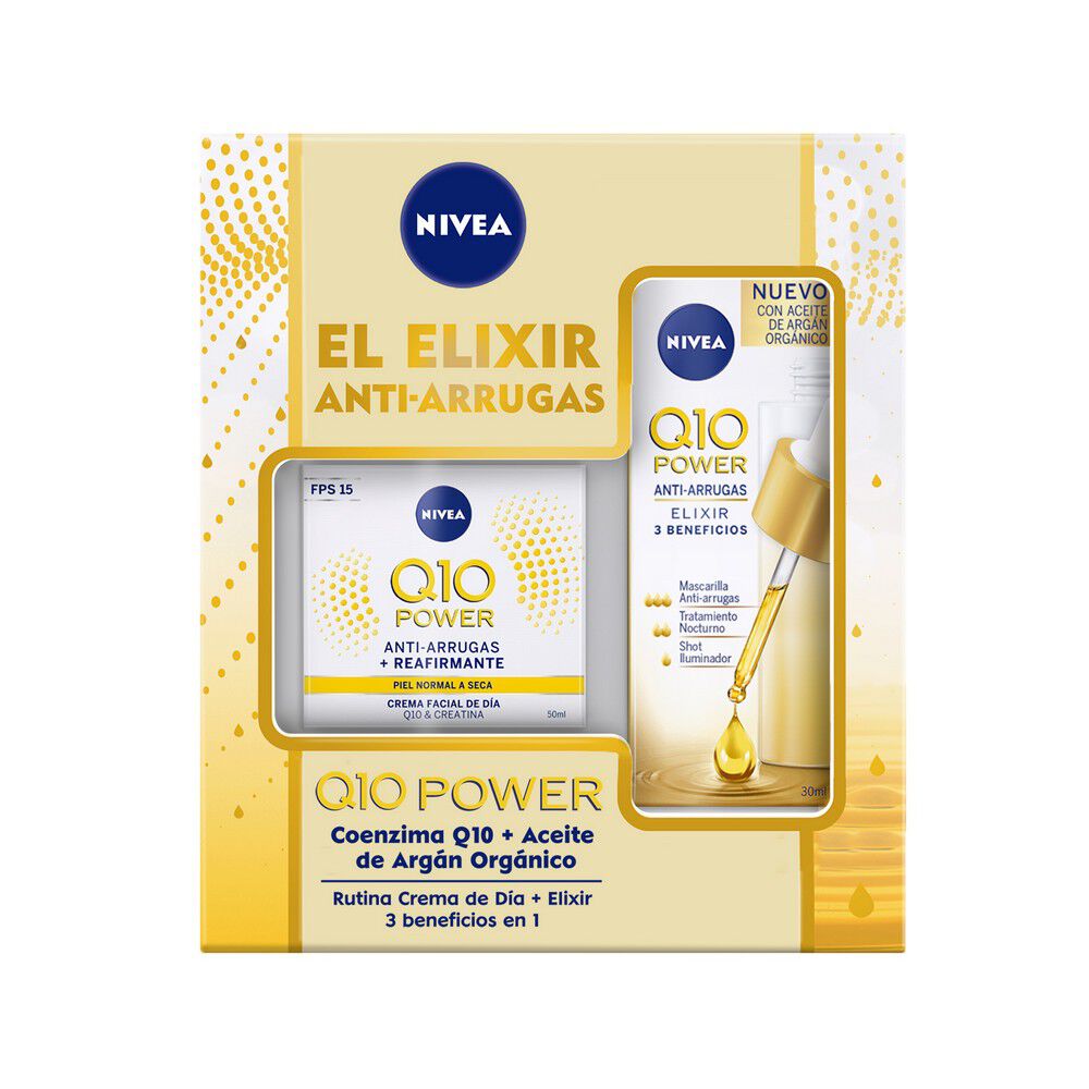 Pack-Crema-Facial-Q10-Anti-Arrugas-Día-50-mL-+-Q10-Elixir-Antiarrugas-30-mL-imagen-1