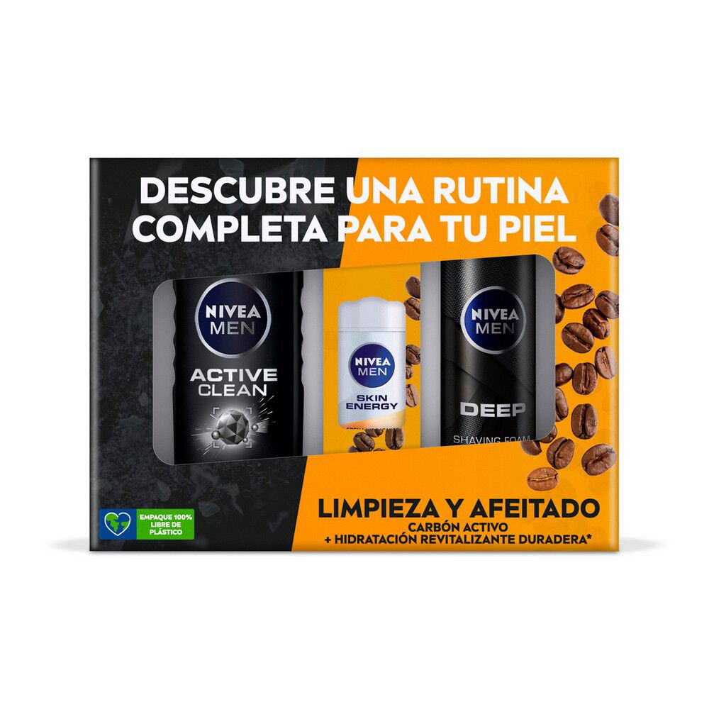 Pack-Men-Gel-de-Ducha-Deep-250ml-+-Espuma-de-Afeitar-Deep-200ml-+-Crema-Hidratante-Skin-Energy-50ml-imagen-2