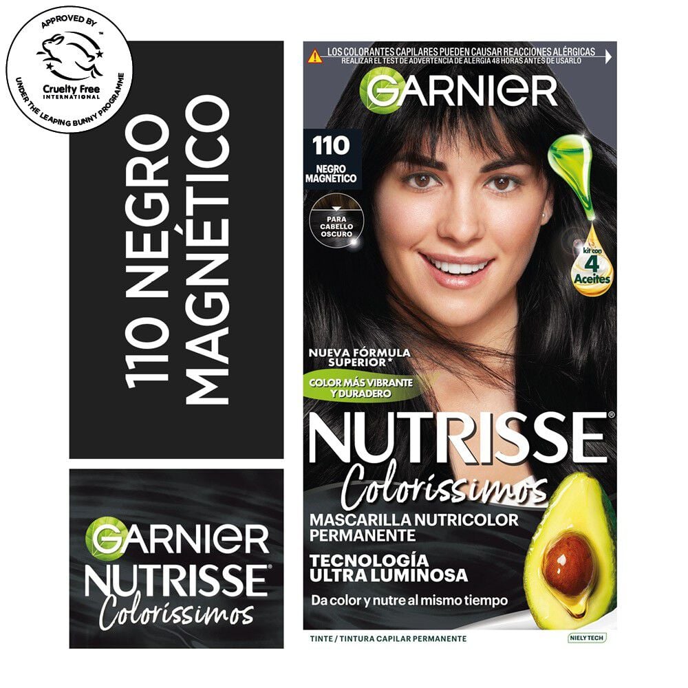 Coloración Garnier Colorissimos 110 Negro Magnético