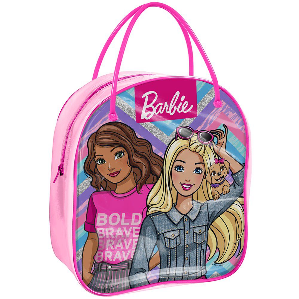 Set de Maquillaje Barbie, 1 Esmalte + Paleta Brillos De Labios + 1 Balsamo Labial + 1 Labial + Cartera Set de Maquillaje Barbie, 1 Esmalte + Paleta Brillos De Labios + 1 Balsamo Labial + 1 Labial + Cartera