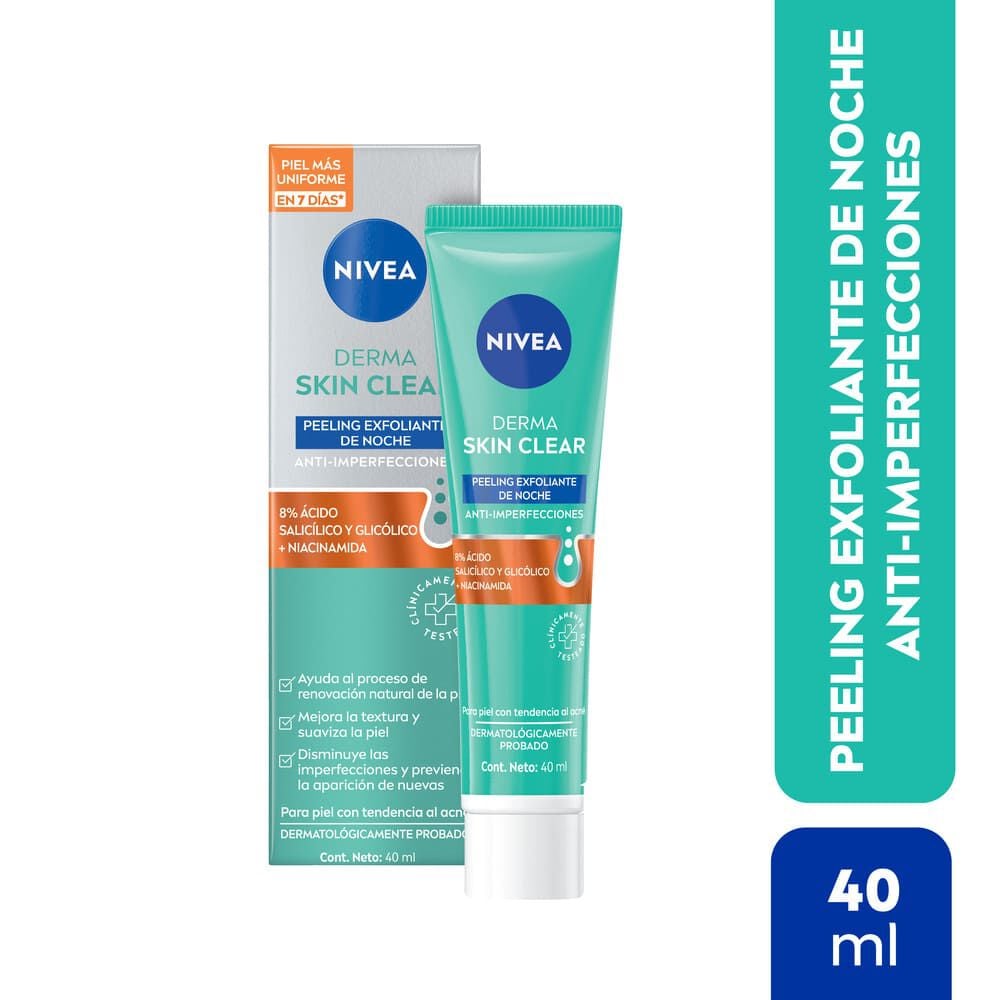 Derma Skin Clear Peeling Exfoliante De Noche 40ml