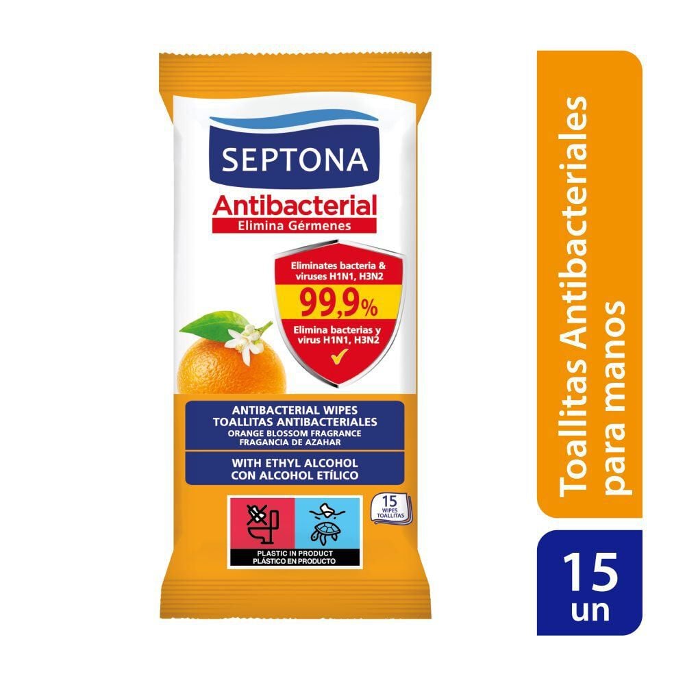 Toallitas Antibacteriales Para Manos Flor De Azahar