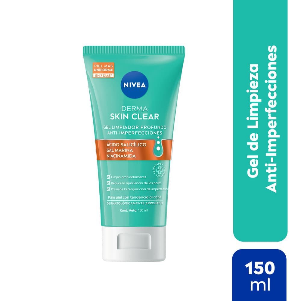 Derma Skin Clear Gel Limpiador Profundo 150ml