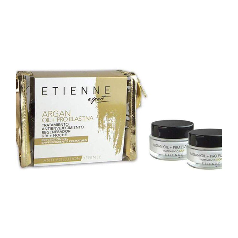 Argán-Oil-+-Pro-Elastina-Tratamiento-Envejecimiento-Regenerador-Crema-Dia-50-grs-+-Crema-Noche-50-grs-+-Cosme-imagen