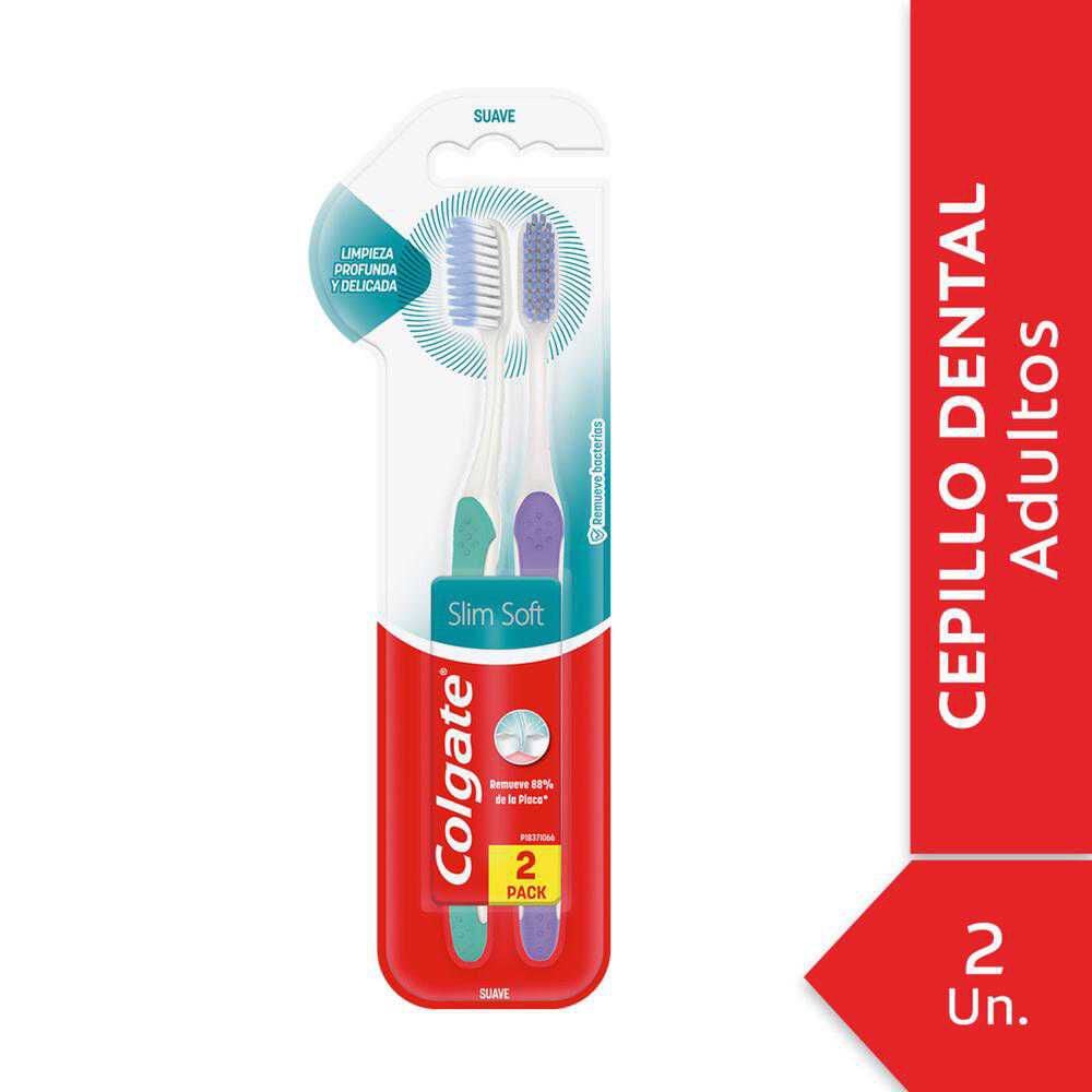 Pack Cepillo Dental Slim Soft Suave x 2