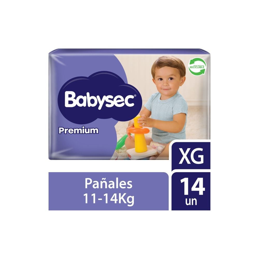 Pañal Premium XG x 14