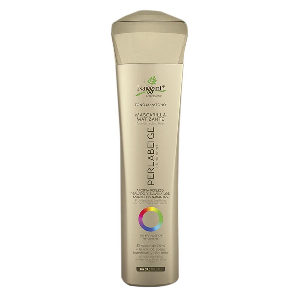 Mascarilla Matizante Capilar Perla Beige Tono Sobre Tono sin Sal 300mL