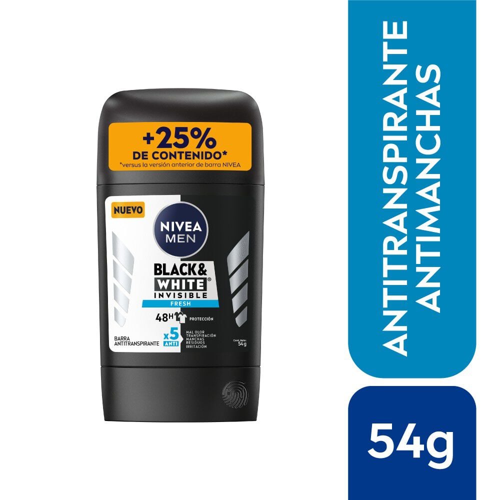 Barra Black&White Fresh Masculino 54g