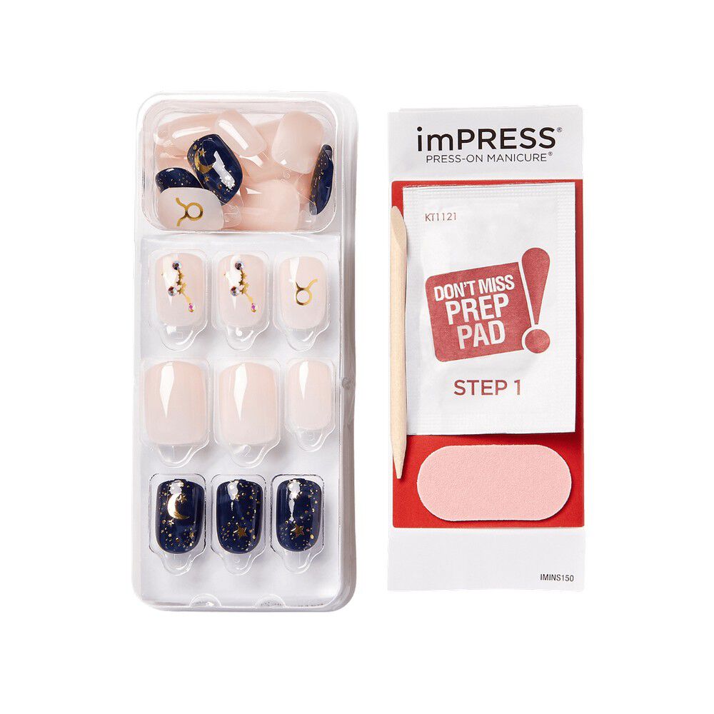 New-Impress-Colección-Zodiaco-Tauro-Press-On-Manicure-30-Unidades-imagen-2