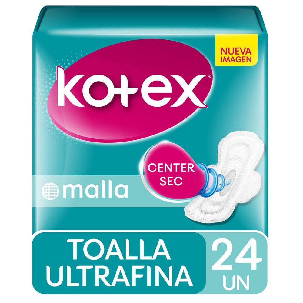 Toalla Higiénica Día Ultradelgada Tela Malla 24  Unidades