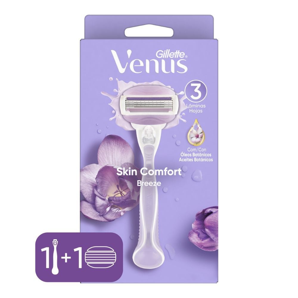Kit Venus Breeze Máquina afeitar + 1 Cartucho