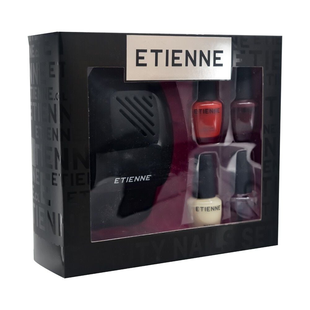 Expert Beauty Nails Set (3 Esmaltes + Brillo + Secador de Uñas)