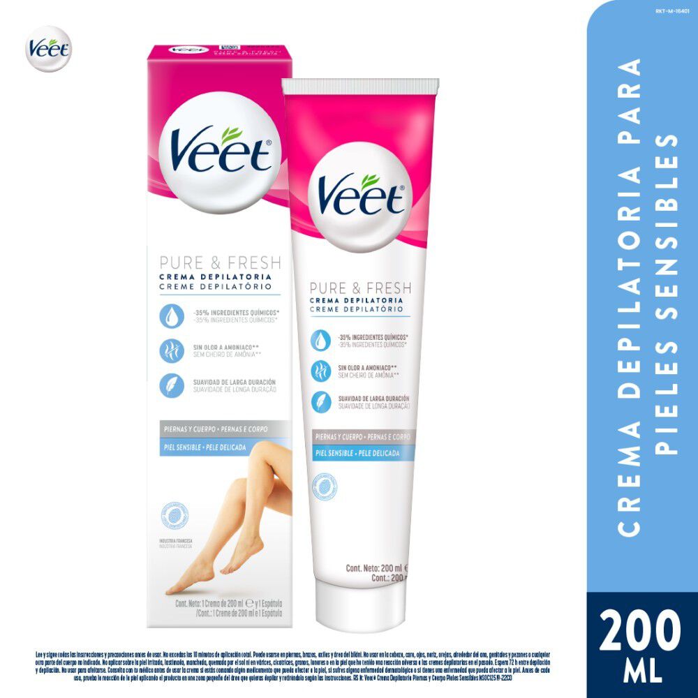 Depilación en Crema Piel Sensible 200 mL