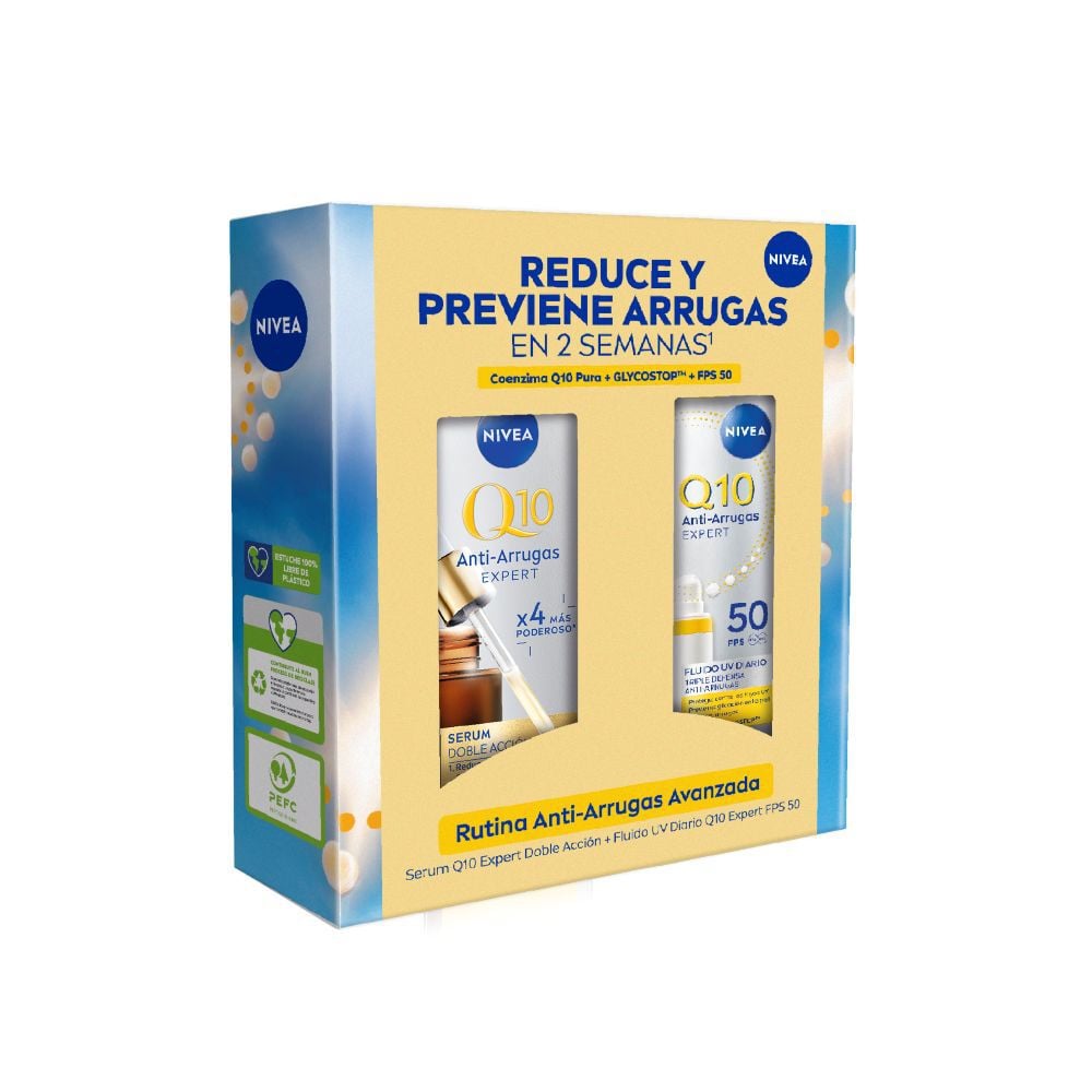 Pack Q10 Power Crema Facial Día 50Ml + Serum 30Ml