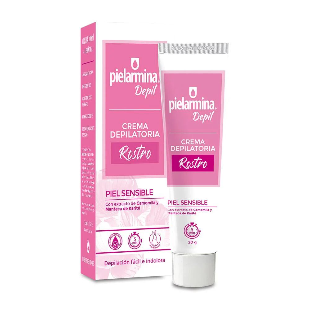 Crema Depilatoria De Rostro Pielarmina Depil