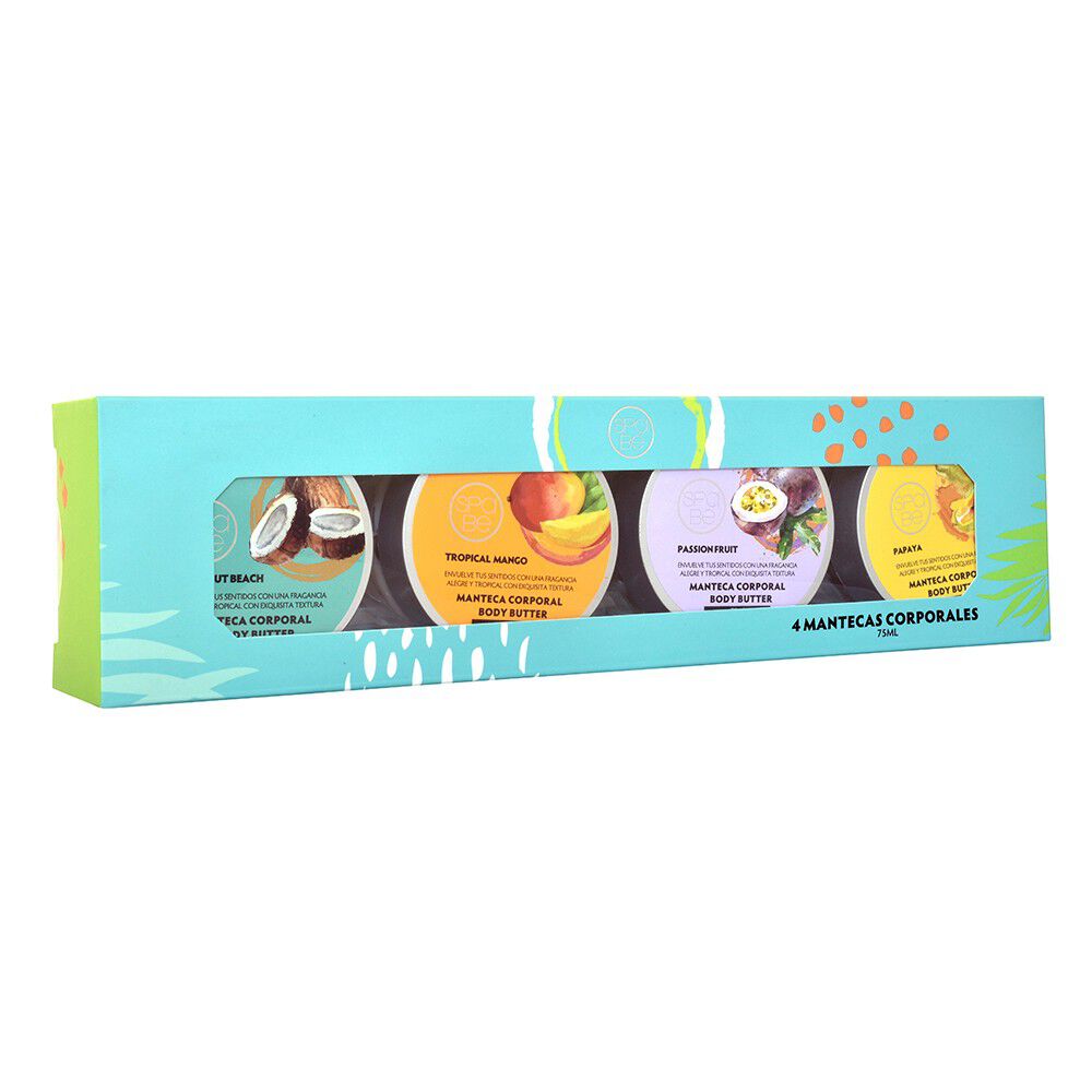 Set Body Butter Coconut 4 unidades de 50 mL