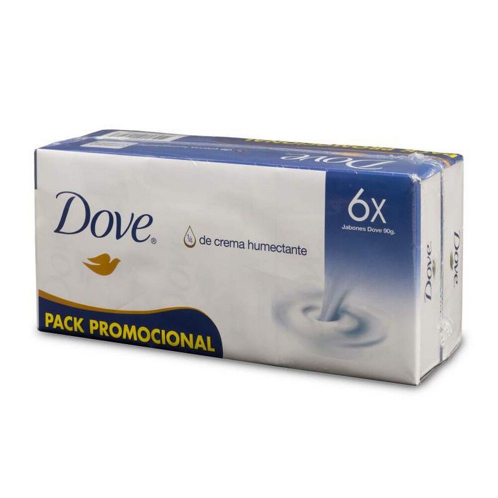 Jabón Barra Clásico 1/4 Crema Humectante 90Grs X6