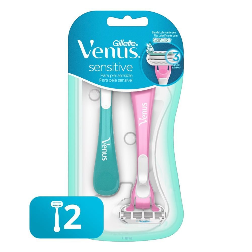 Máquinas para afeitar Venus Sensitive 2 Unidades