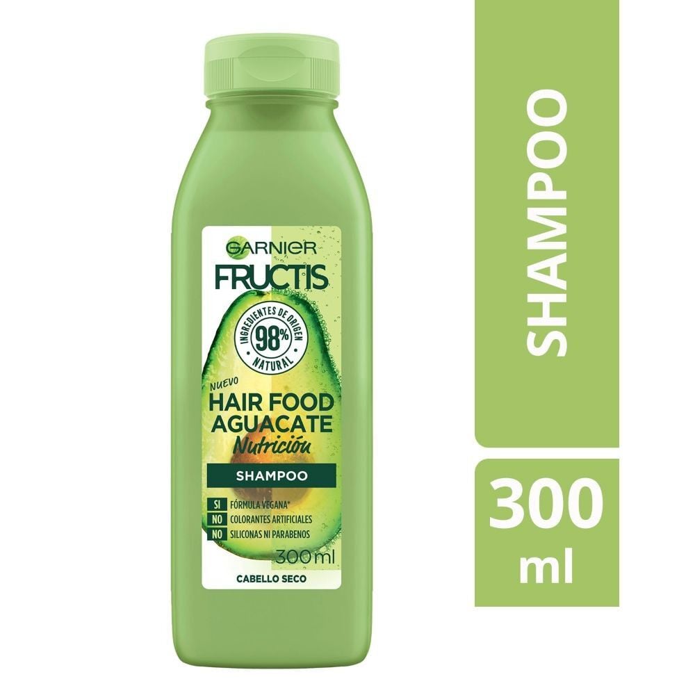 Garnier-Hair-Food-Shampoo-Aguacate-Nutrición-Cabello-Seco-300-mL-imagen-2