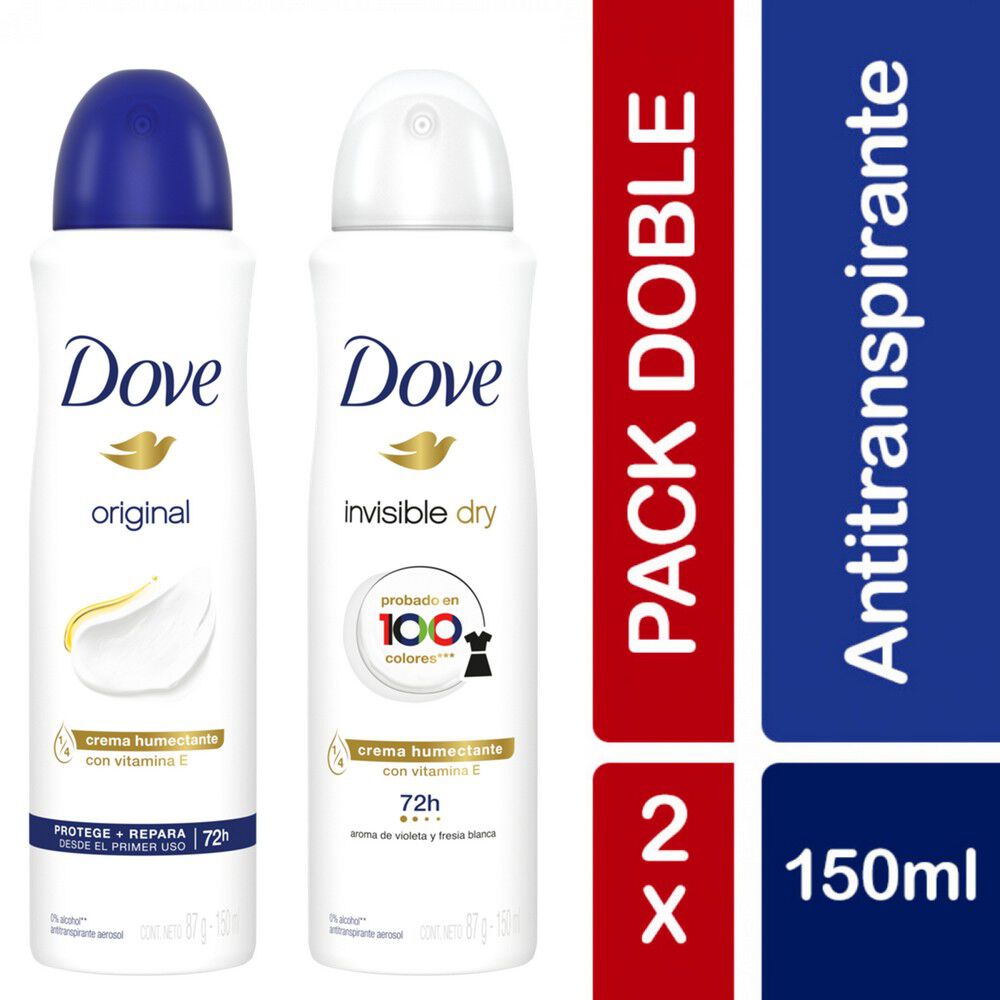 Pack 2 unidades Spray Femenino 89 grs