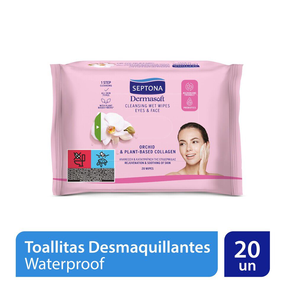 Toallas Desmaquillantes con Orquídea y Colágeno