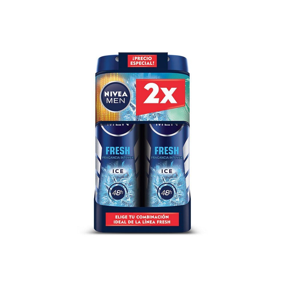Desodorante Men Fresh Ice Spray Pack 2 unidades de 150 mL