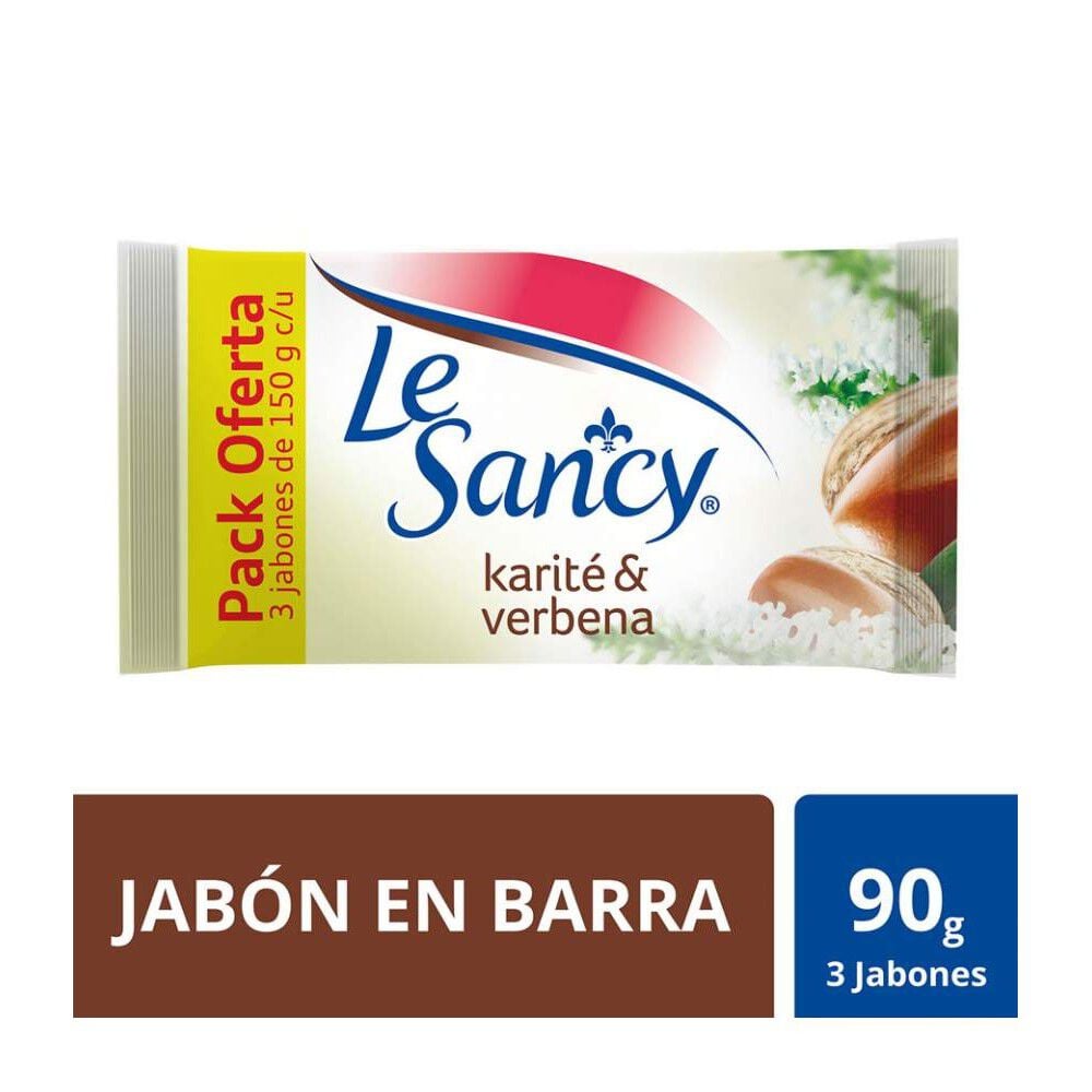 Creamy Milk Karité & Verbena Jabón Barra 90 Grs X3