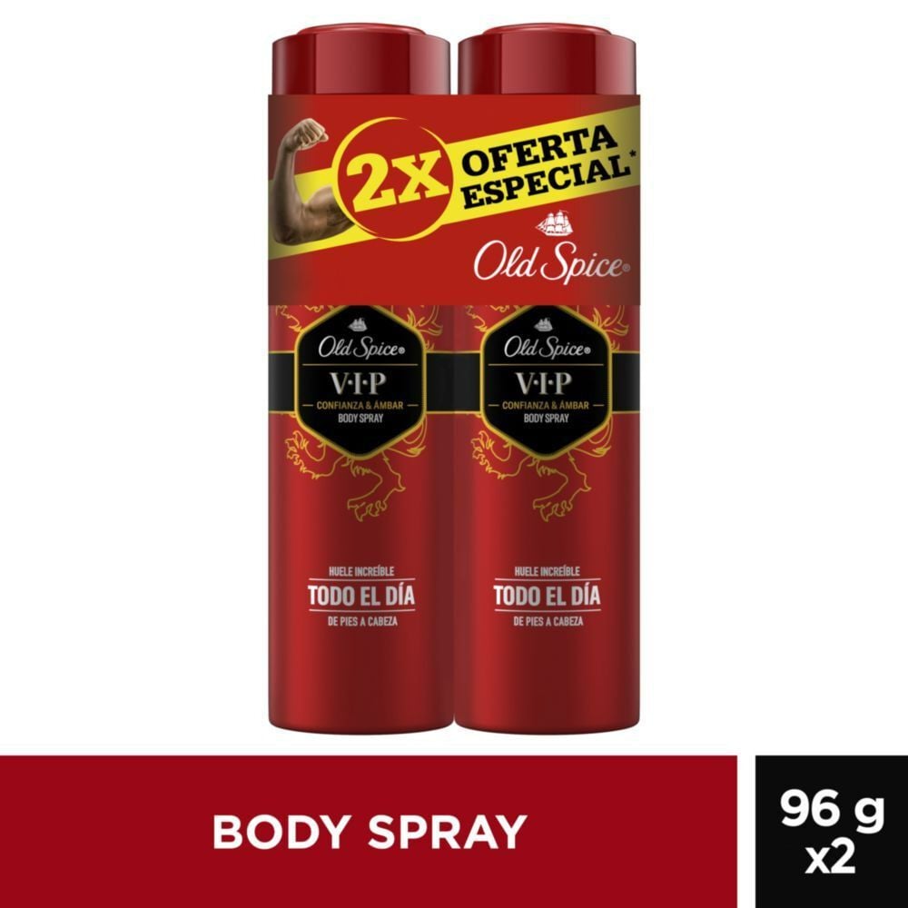 Body Spray VIP Pack de 2 Desodorantes de 152 mL