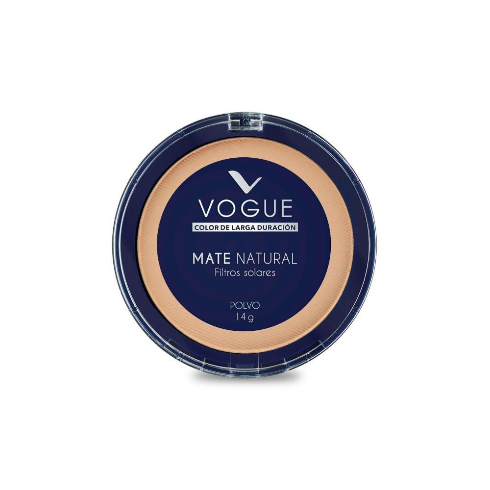 Mate Natural Maquillaje Compacto de 14 gr.