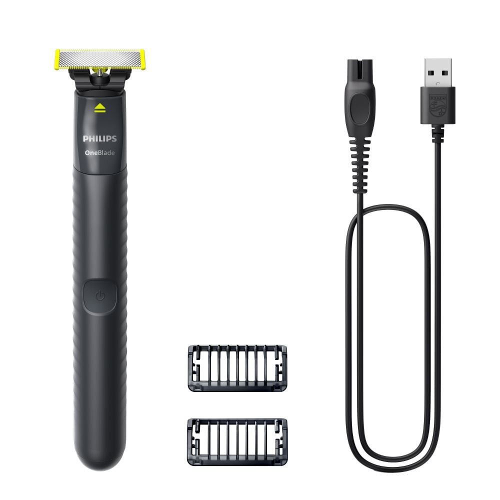 One Blade Maquina de Afeitar + Peines para Barba X2