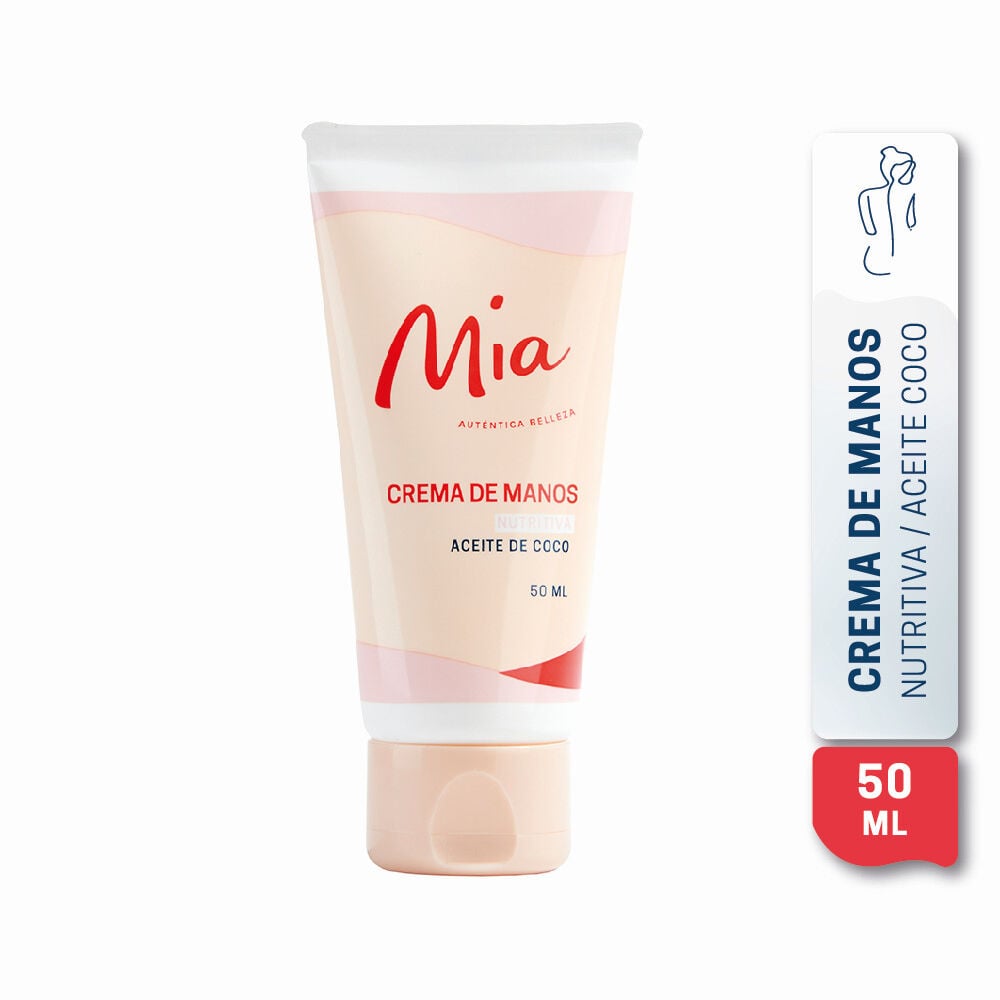 Crema de Manos Nutritiva Aceite Coco 50 grs