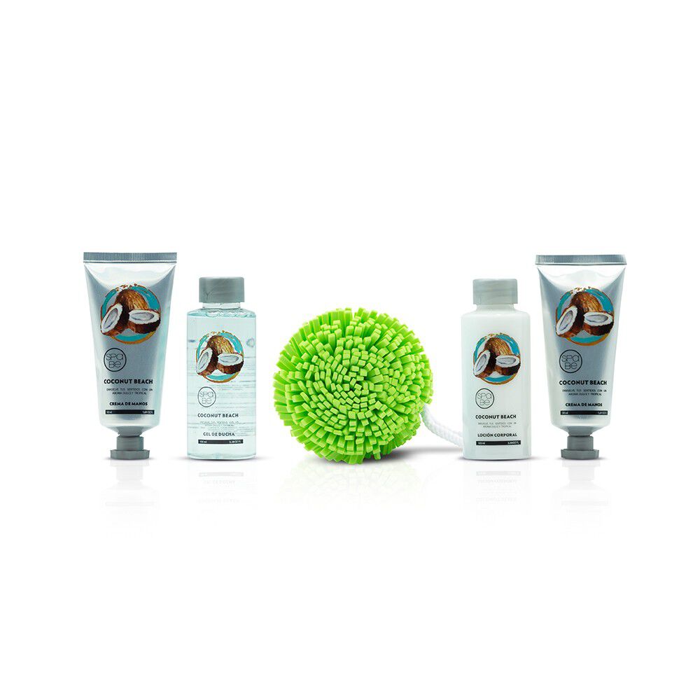 Set-Crema-de-Manos-Coco-50-mL-X2-+-Shower-Gel-100-mL-+-Esponja-+-Body-Loción-100-mL-imagen-3
