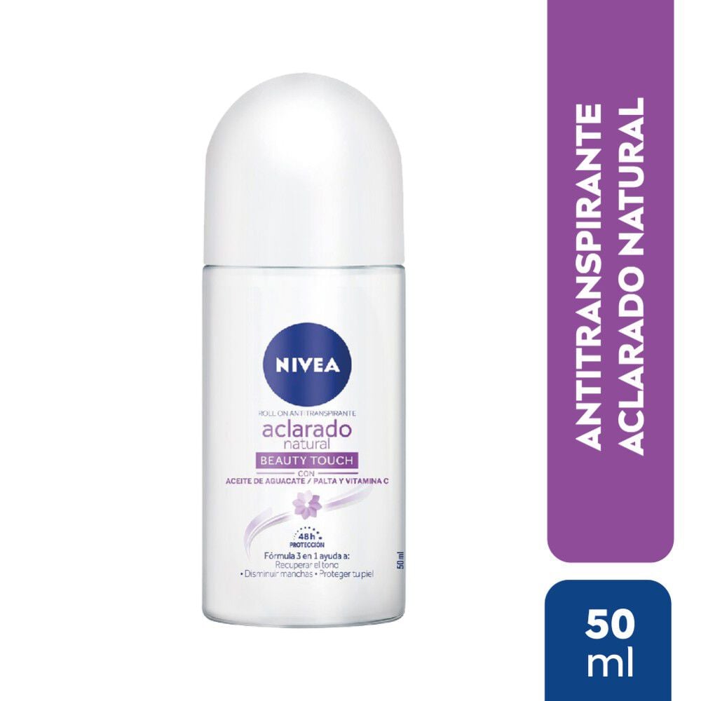 Desodorante Roll On Aclarado Natural Beauty Touch 50 mL