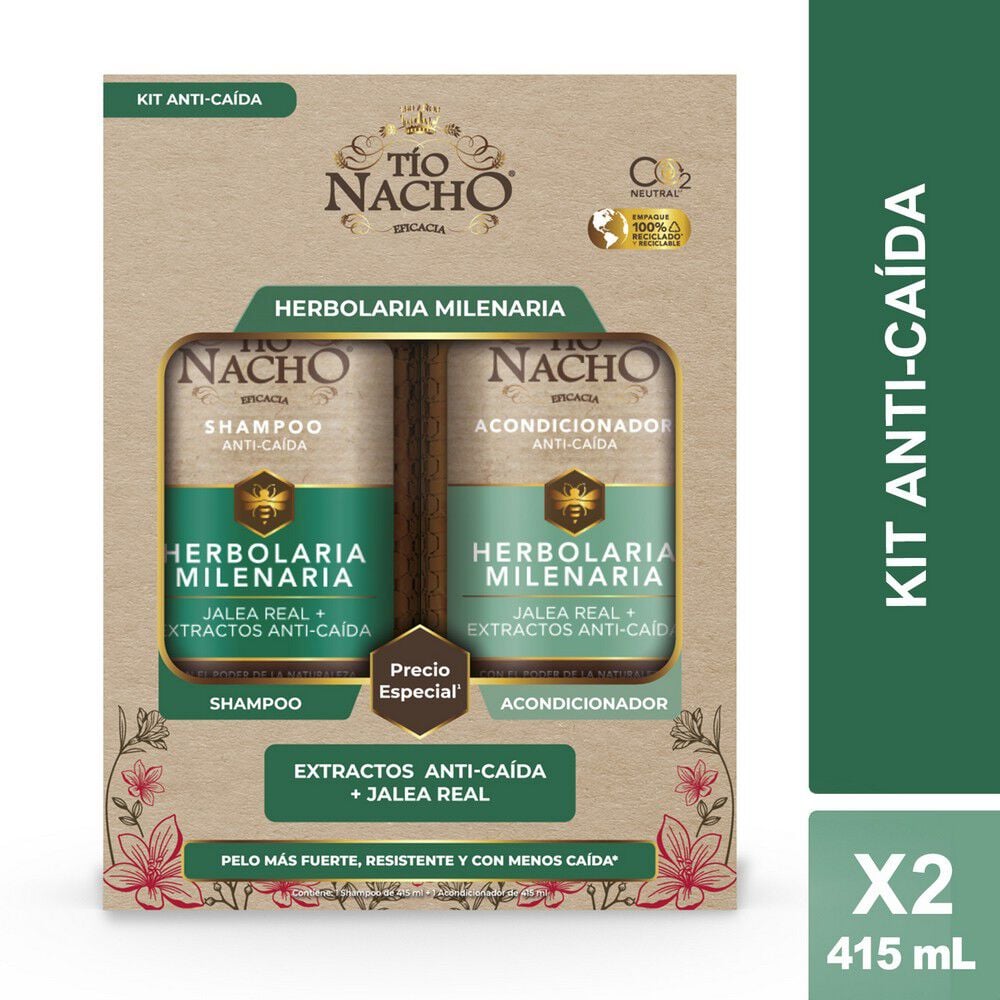 Pack Shampoo + Acondicionador Herbolaria 415 mL